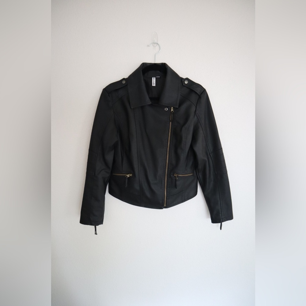 David’s Bridal “Just Married” Leather Jacket. Women’s Medium.